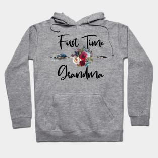 First Time Grandma Pregnancy Announcement Hoodie